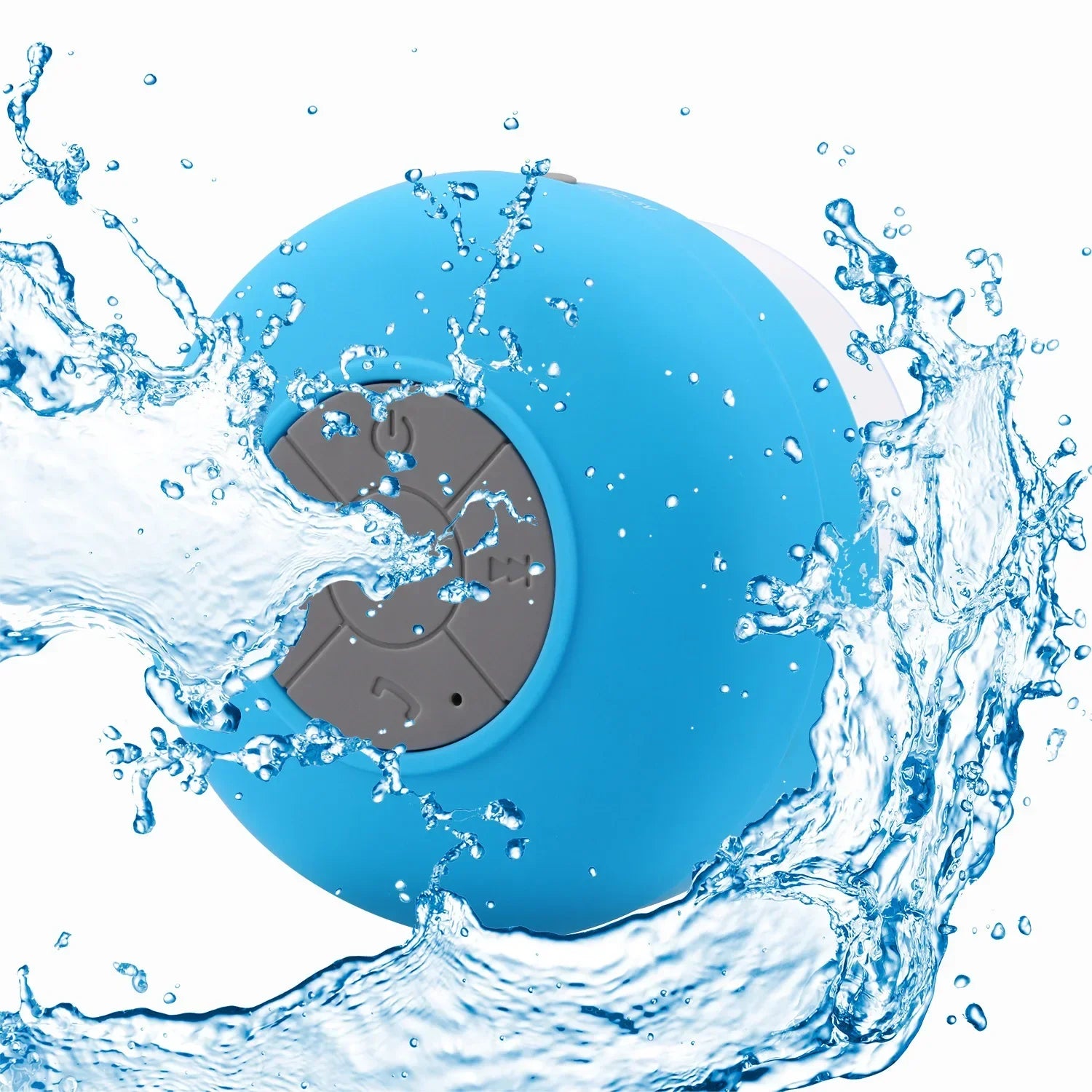 Portable Wireless Bluetooth Speaker Audio Waterproof Easy-Access Control Buttons Music Player for Office Car Home Shower Speaker