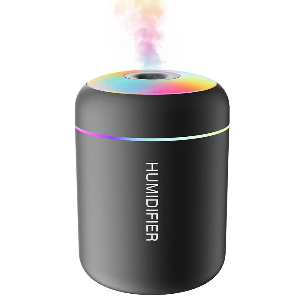 180ML Mini Air Humidifier USB Electric Aroma Diffuser Essential Oil Purifier Aromatherapy Mist Maker Lights For Car Home Bedroom