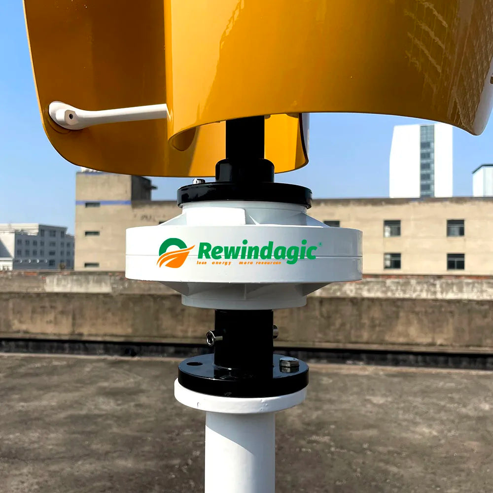 10KW Wind Turbine Generator Vertical Axis 12V 24V Free Energy Wind Power Windmill Camping Home Appliance with MPPT Charger