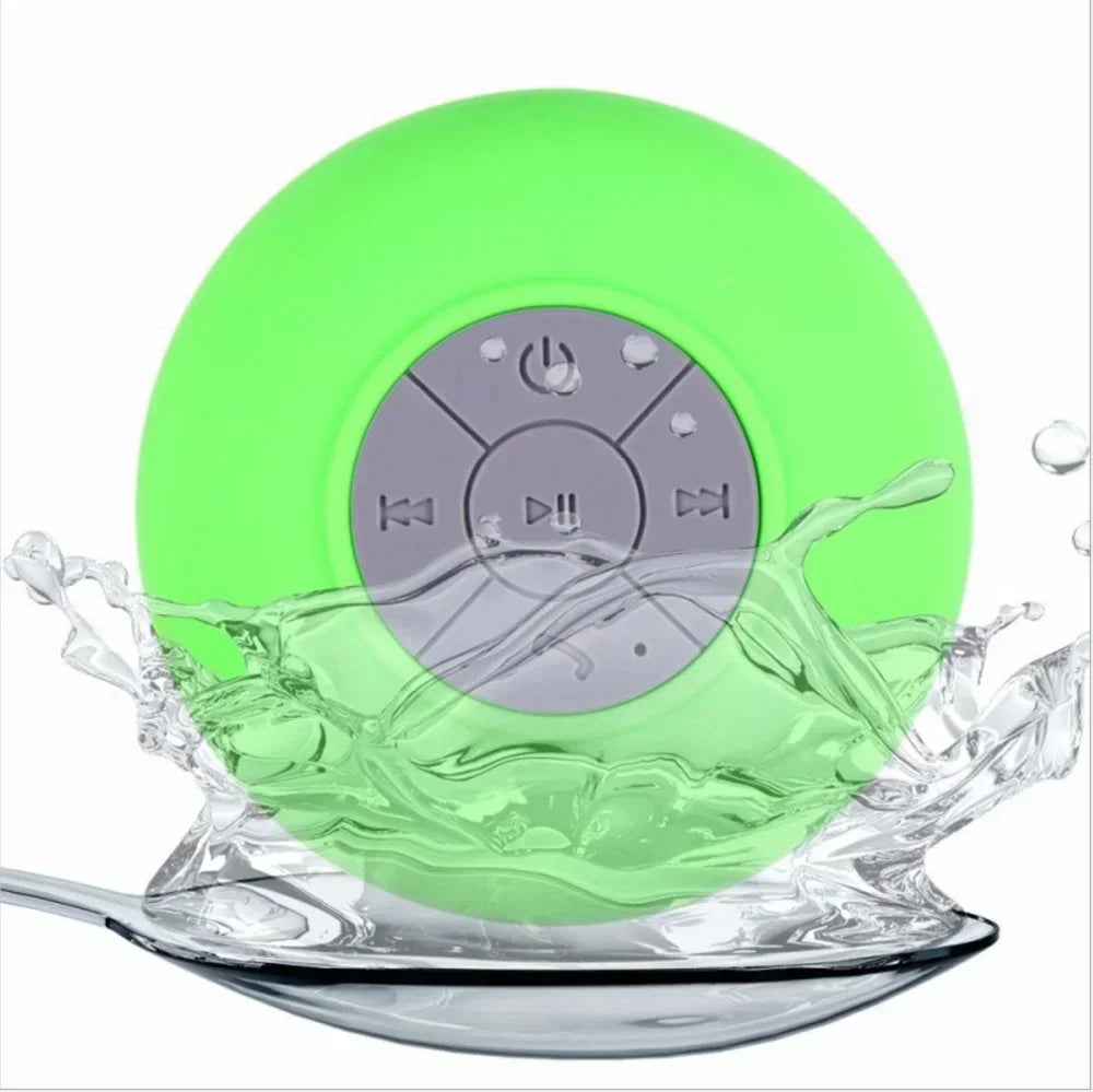 Portable Wireless Bluetooth Speaker Audio Waterproof Easy-Access Control Buttons Music Player for Office Car Home Shower Speaker