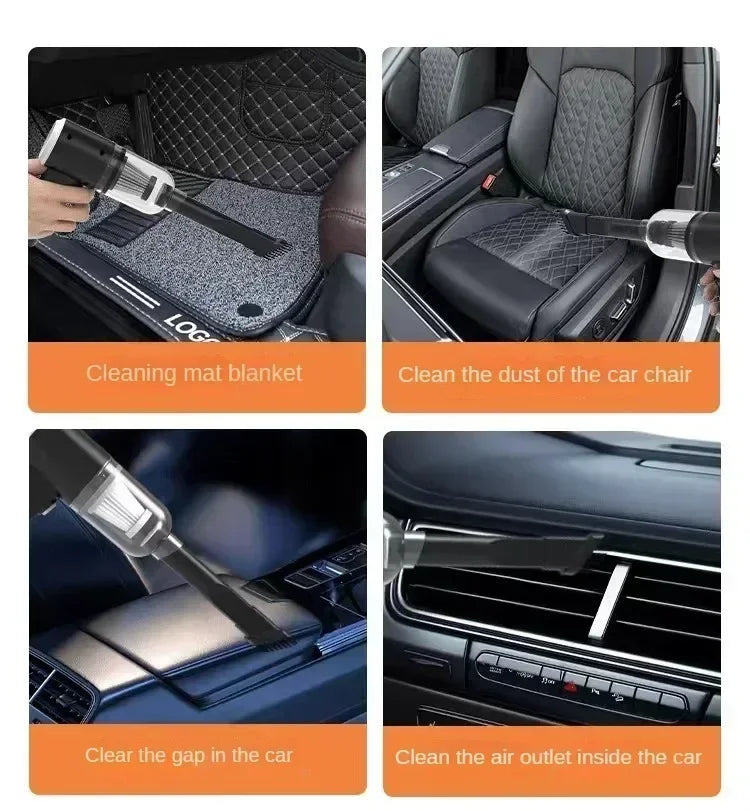 Car Vacuum Cleaner 2900000 Pa 4 In1 Powerful Clean Machine Wireless Blowing Suction Portable Vacuum Cleaner household New 2026