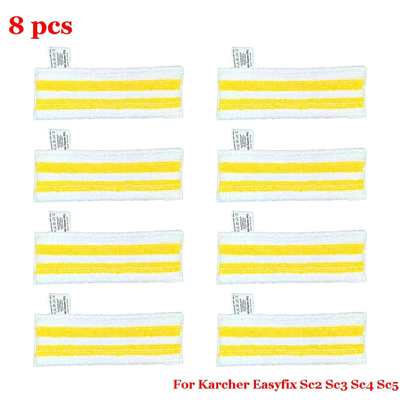 Steam Mop Cloth For Karcher Easyfix Sc2 Sc3 Sc4 Sc5 Handheld Vacuum Cleaner Part Yellow  Mop Cloth Cover Rags Pads  Accessory