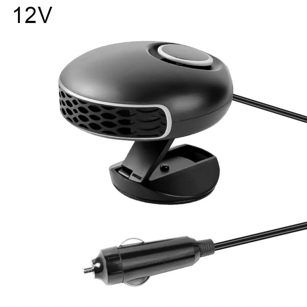 12V 24V Car Heater Fan Electric Heating Warming Auto Windshield Defroster Defogging Demister 360° Rotating Heater for Home