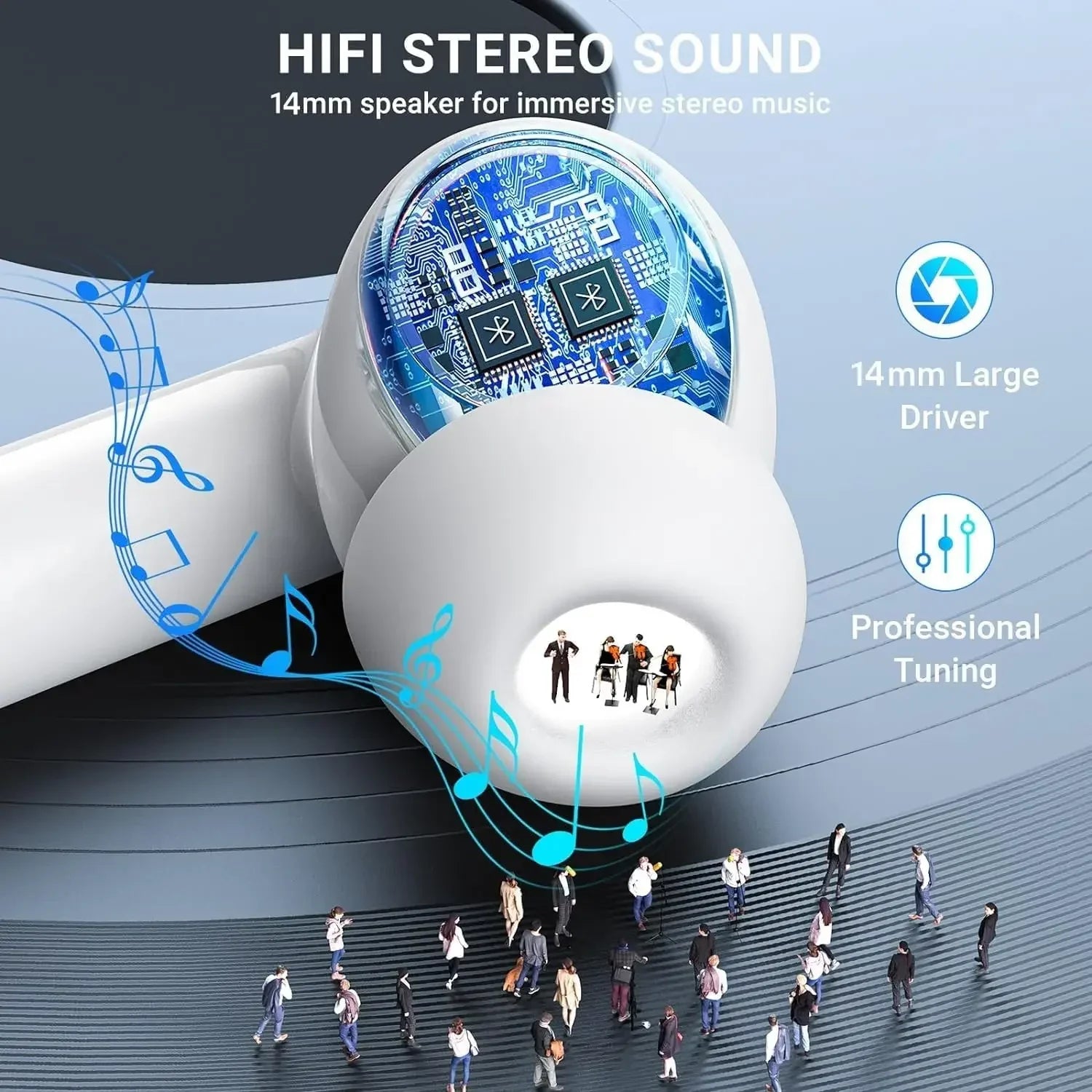 Original Air True Wireless bluetooth headset Earphones noise canceling headhone HiFi stereo earbuds Wireless Bluetooth headphone