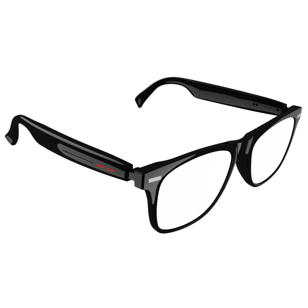 Smart Glasses AI Voice Assistant Camera Glasses BT Audio Glasses (Plain Glasses)