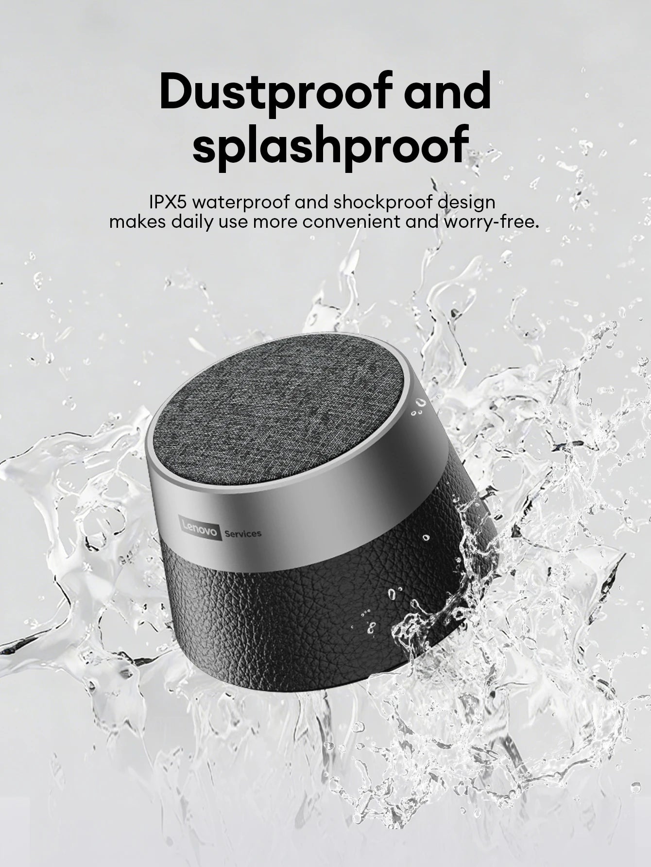 Choice Lenovo Bluetooth Speaker Magnetic Wireless Bluetooth 5.4 Player IPX5 Waterproof Mini Portable Loudspeaker Music HD103 Pro