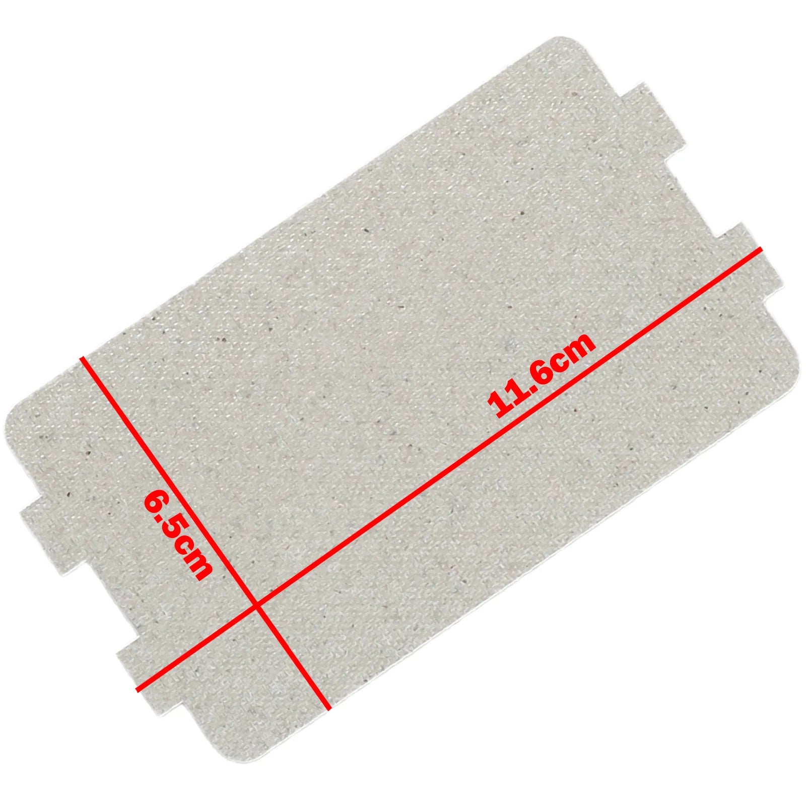 5Pcs Universal Microwave Oven Mica Plate 116x65mm Mica Sheet For Midea Microwave Oven Toaster Hair Dryer Warmer