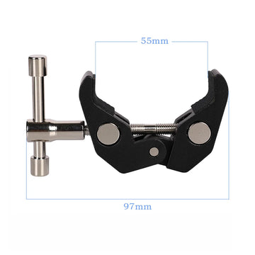 Crab Clamp Clip Multi Functional Anti Slip Adjustable Photography Equipment Accessories for Monitor LED Light Camera Bracket
