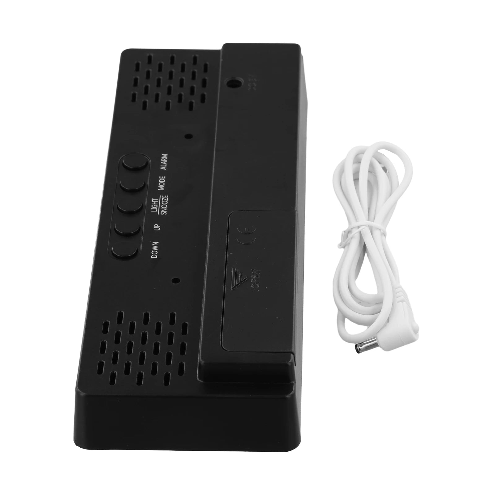 Electronic Clock with Bright Large Display and Voice Control Designed for Time Alarm Calendar and Temperature Monitoring