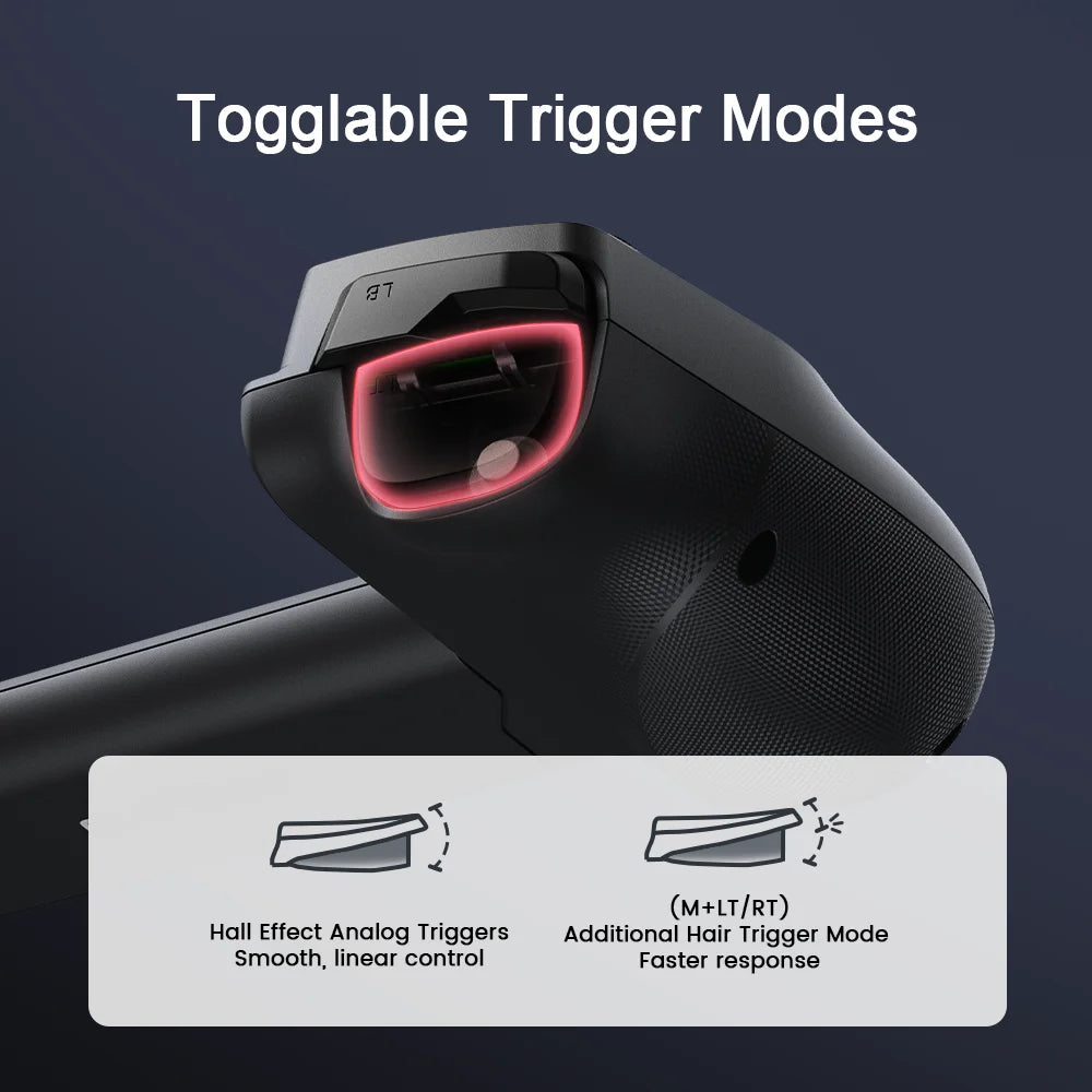 GameSir X5s Wireless Gaming Controller Bluetooth 2.4GHZ Connection Lightweight Design Hall Effect, No-Drift, App Customization