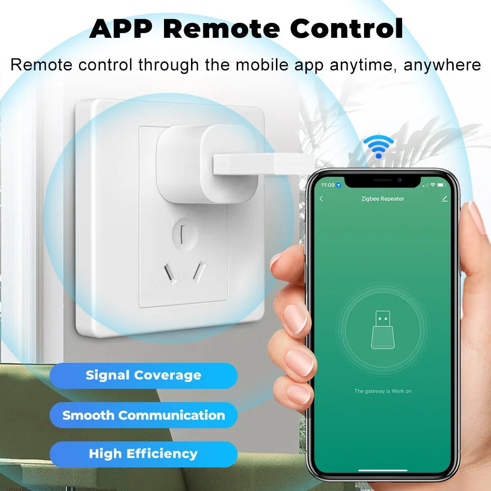 Smart ZigBee Signal Repeater USB Signal Amplifier Extender for Smart Life Gateway Smart Home Devices Automation