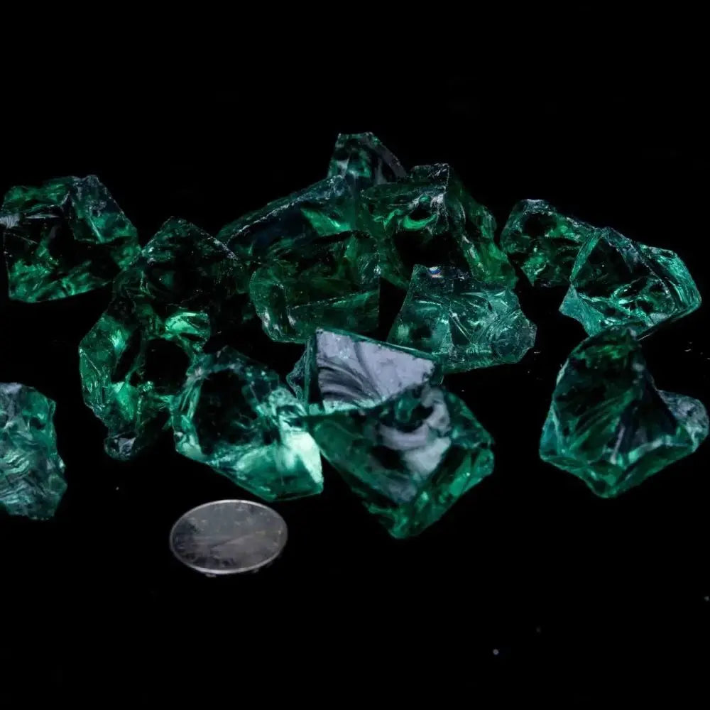 Wholesale High Quality Natural Emerald Glass Stone Diffuser Stone Crystal Raw Crystal Crafts Decorative Stone Large Grain