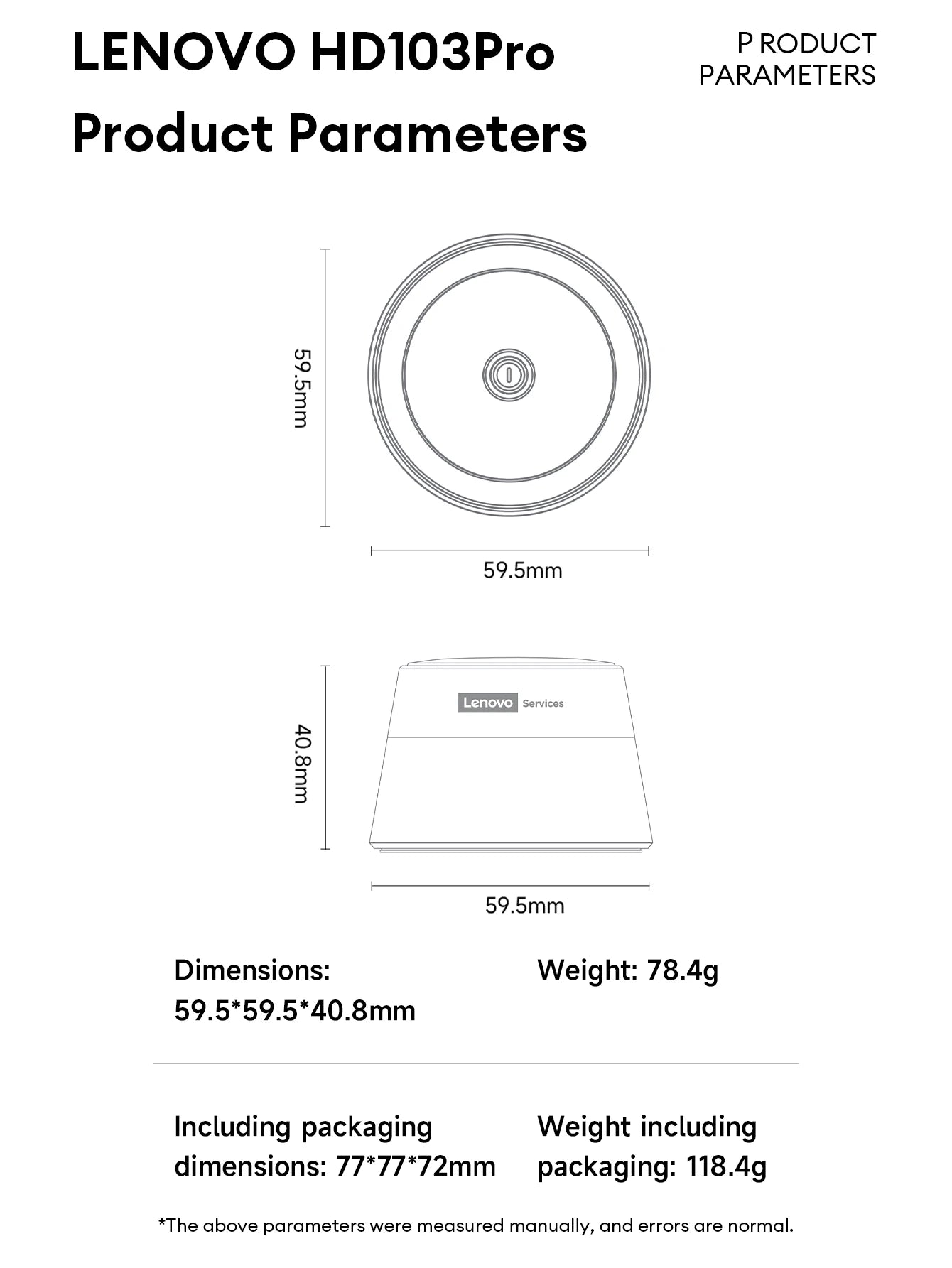 Choice Lenovo Bluetooth Speaker Magnetic Wireless Bluetooth 5.4 Player IPX5 Waterproof Mini Portable Loudspeaker Music HD103 Pro