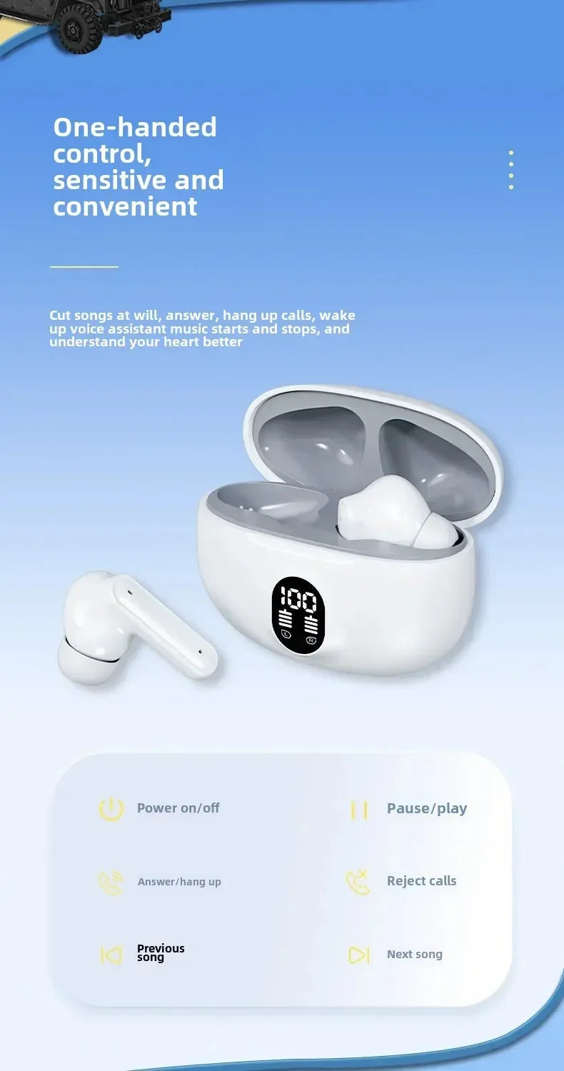 NEW Headset 895B TWS Wireless Headphones Game Bluetooth Headphones with Microphone Noise Reduction High Fidelity Bass Earphones