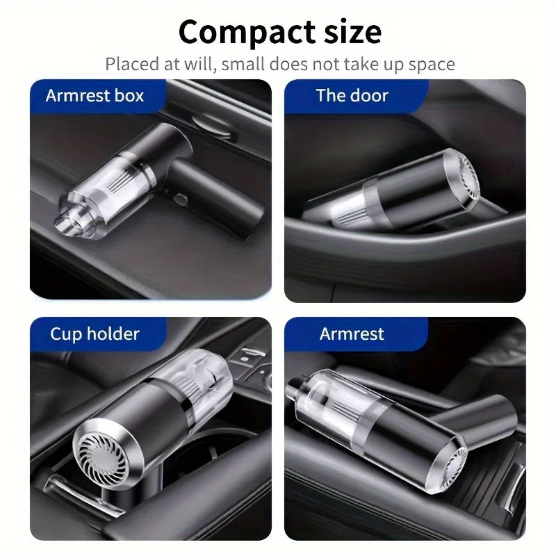 9880000PA Vacuum Cleaner 120W Wireless Super High Power 2-in-1 Wet Dry Dual-use Portable Powerful Suction Vacuum Cleaner For Car