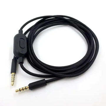 Gaming Headset Cable Woven Earphone Cord with Volume Control and Mute Switch for Logitech G Pro G Pro X G433 G233 new