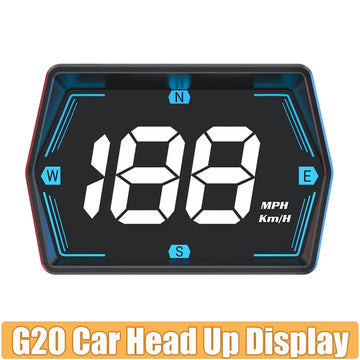 G20 Car Head Up Display GPS HUD Smart Meter Auto GPS Security Overspeed Alarm Speed Compass Electronic Accessories Hud Display
