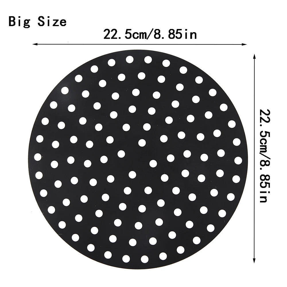 Air Fryer Silicone Mat Kitchen Accessories Non-stick Baking Mat Pastry Tools Accessories Bakeware Oil Mats Cake Grilled Saucer
