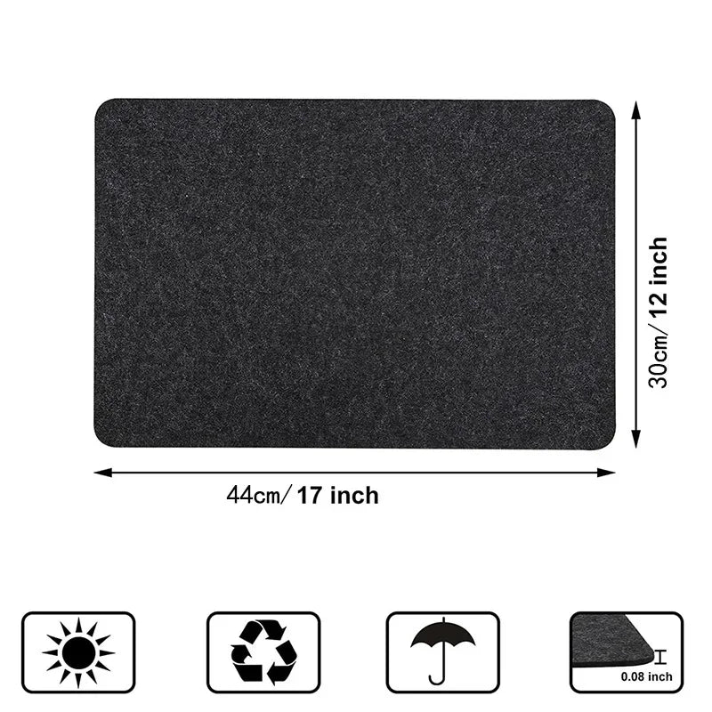Air fryer heat resistant mats Felt mats Coffee machine mats Table top oven protectors Kitchen utensils placemats coffee tables