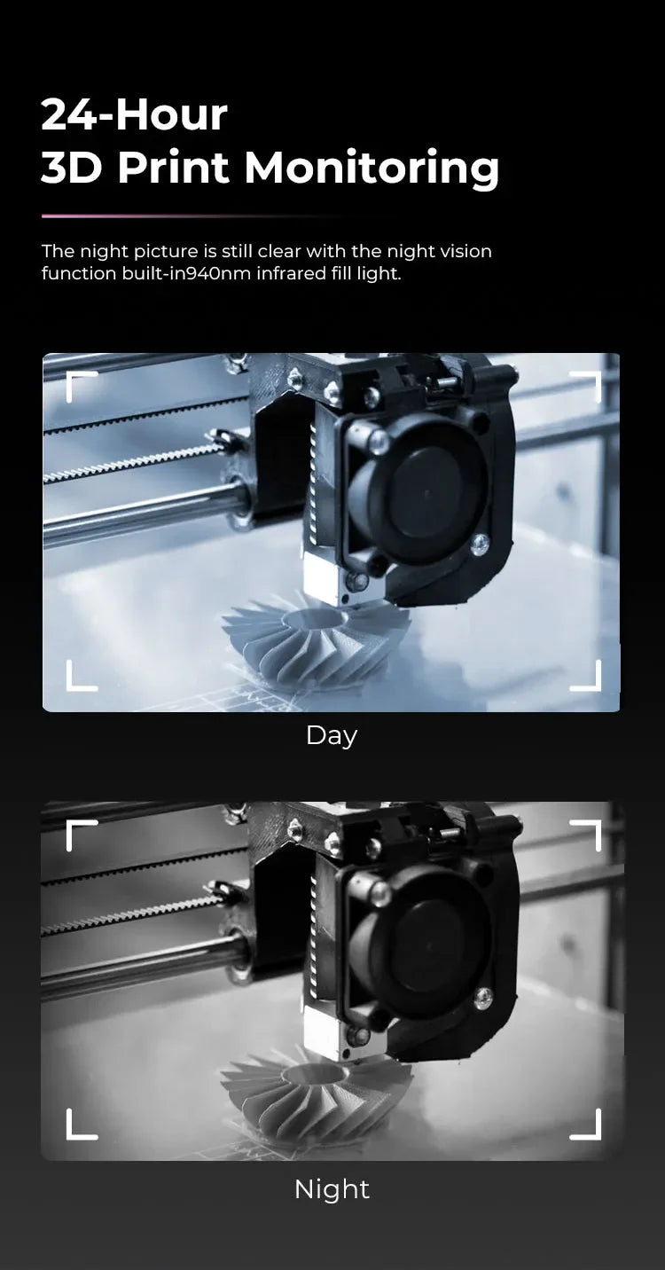 Creality Nebula Camera High-definition USB Camera with Time-lapse Filming Night Vision Function for Ender 3 V3 KE/Halot Mage Pro
