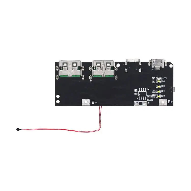 22.5W Power Bank 5-port Bidirectional Fast Charging Mobile Power Module Circuit Board DIY Motherboard Kit QC4+PD3.0