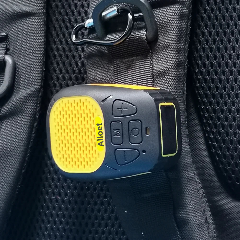 Wearable Bluetooth Speaker Magnetic Clip-On Wireless Speaker Waterproof Portable Sound with Strap for Hands-Free Music/Calls