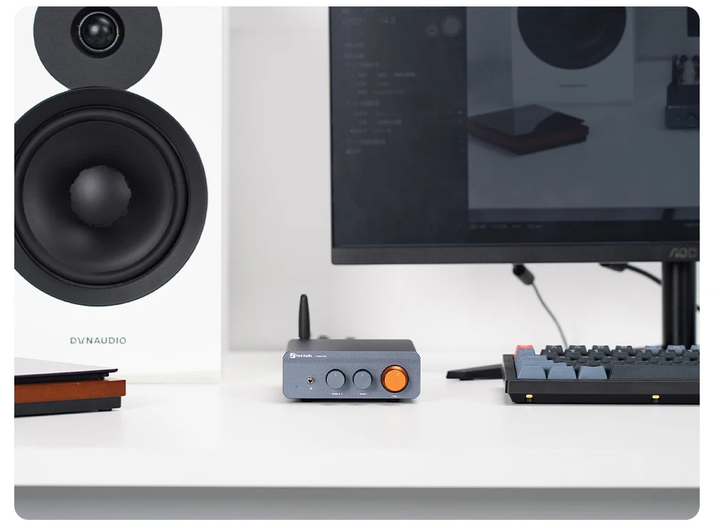 Fosi Audio BT20A Pro TPA3255 Bluetooth Sound Power Amplifier 300W x2 Mini HiFi Stereo Class D Amp Bass Treble For Home Theater