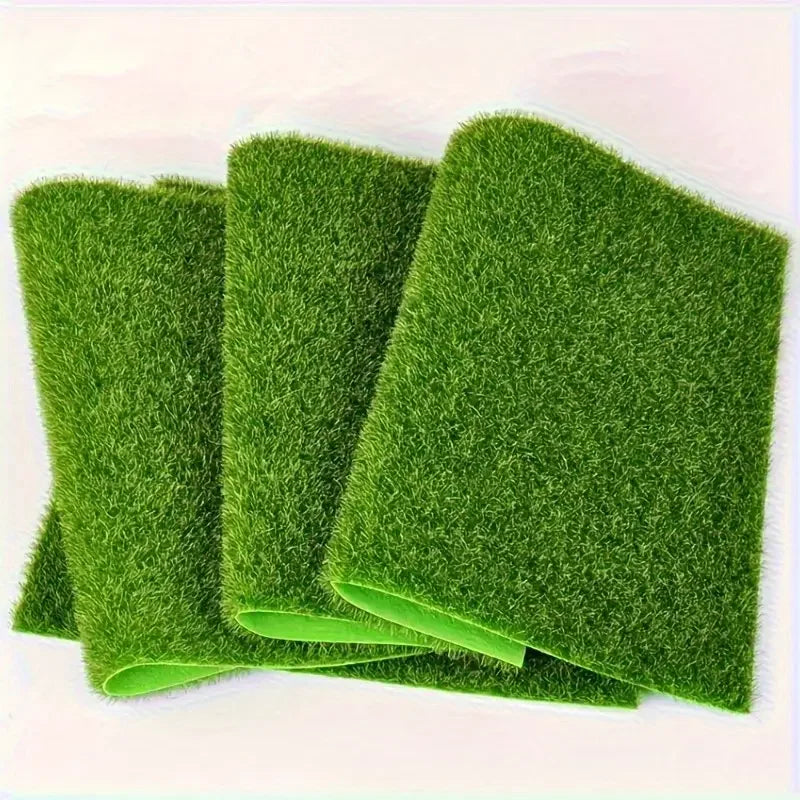 30x30cm Artificial Grassland Simulated Lawn False Moss False Tturf Small Court Landscape Scene Layout Decoration Plant Decor