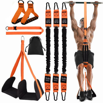 Pull Up Assistance Bands Set Resistance Strap for Pull-ups Assist for Men Women Hanging Training Chin-up Workout Body Stretching