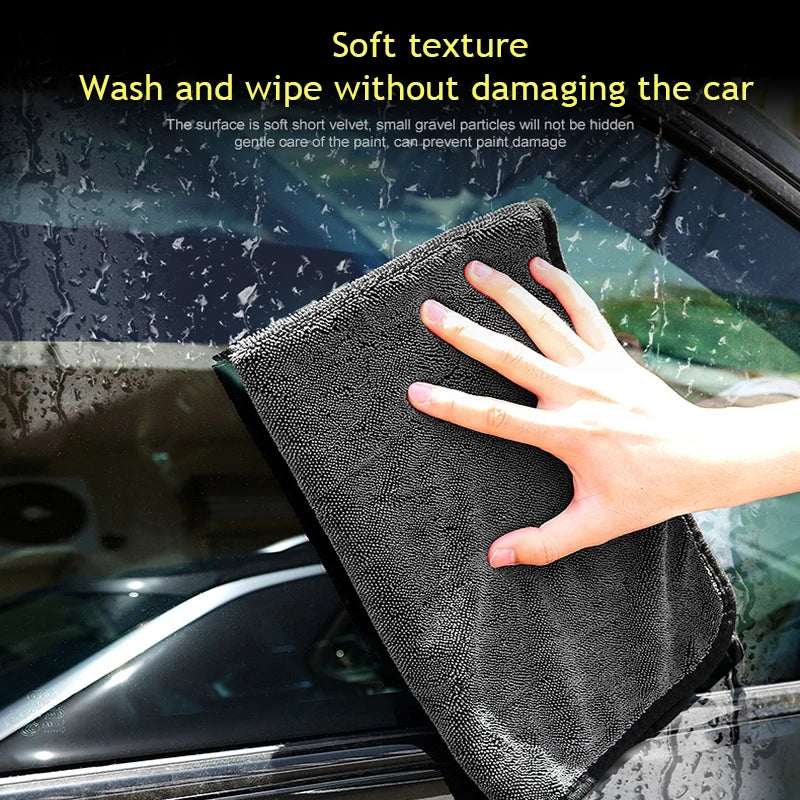 Auto Car Window Cleaning Cloths Furniture Polishing Glass Mirror Cleaning Fiber Absorbent Soft Household Cleaner Washing  Towel