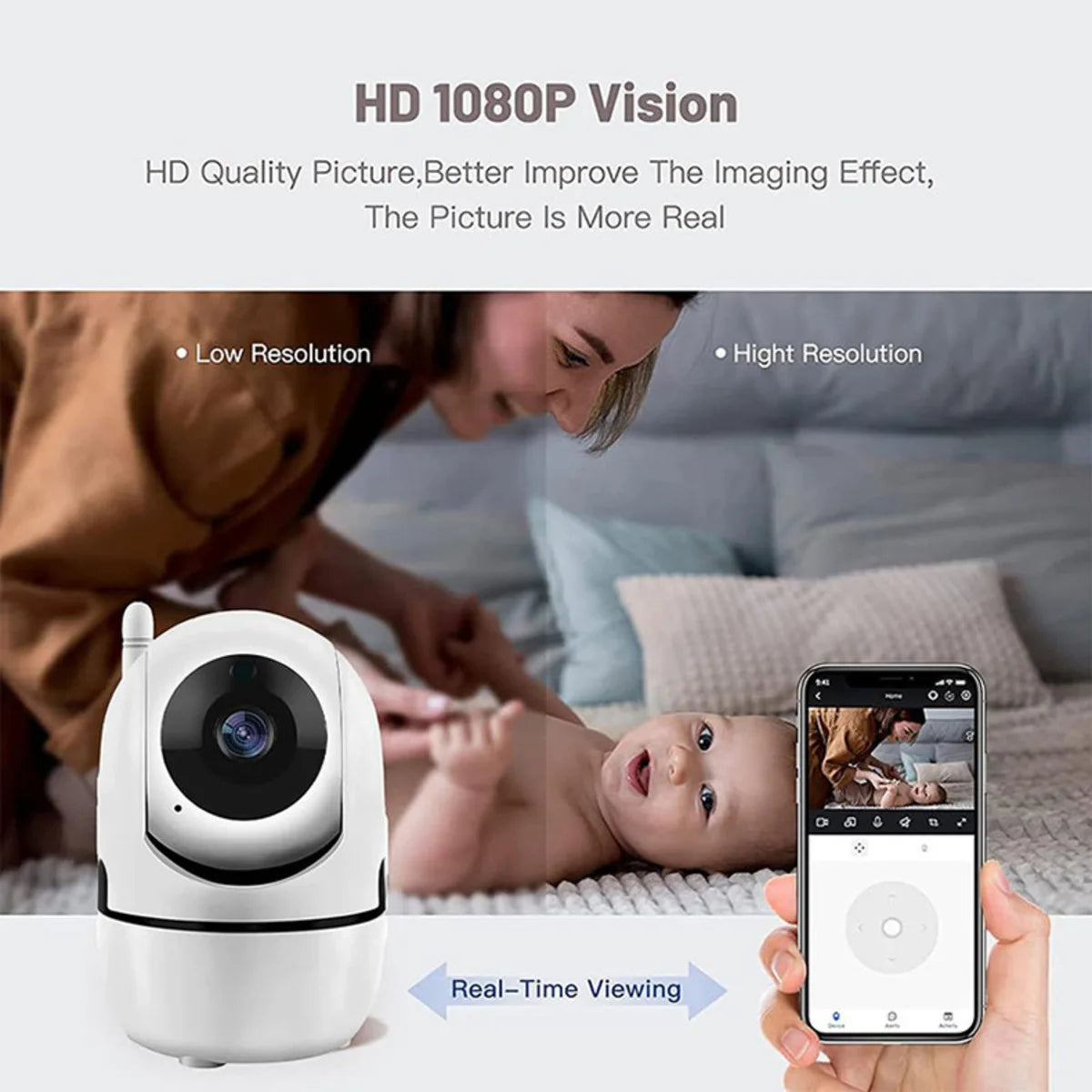 Mini Camera Smart Home Auto Tracking 1080P Wifi IP Camera Full Network Wireless CCTV Video Baby Security Camera