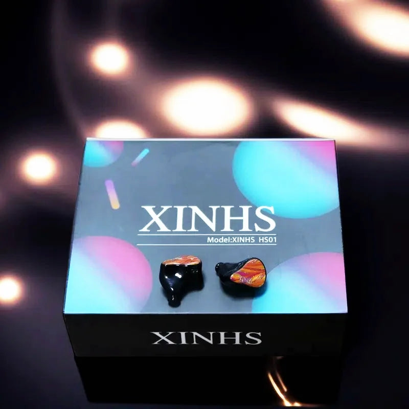 XINHS HS01 wired earphones 1DD+4BA HIFI in ear IEM high fidelity earphones