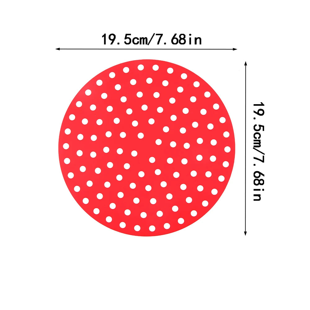 Air Fryer Silicone Mat Kitchen Accessories Non-stick Baking Mat Pastry Tools Accessories Bakeware Oil Mats Cake Grilled Saucer