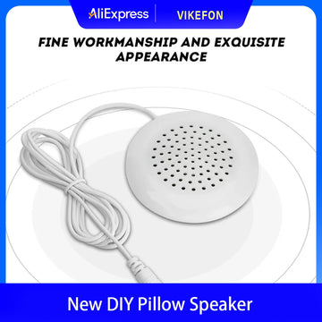 New DIY Pillow Speaker 3.5mm Mini Stereo Speaker For MP3 MP4 CD Music Player Mobile Phone Tablet PC Laptop For IPad Sleeping