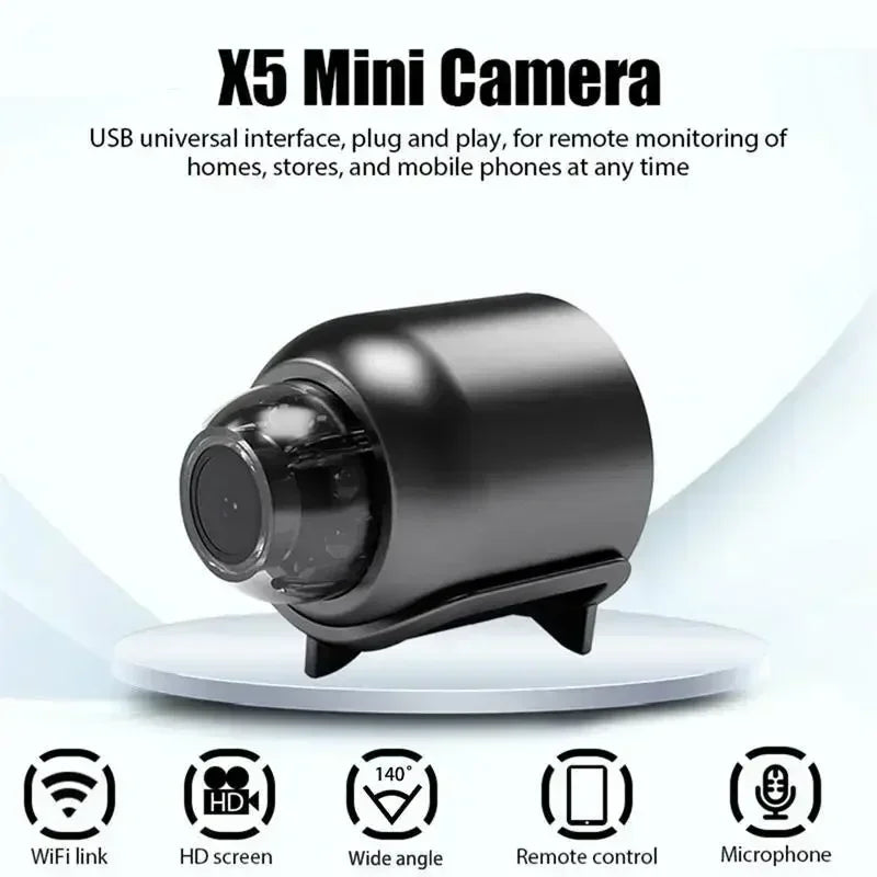 1080P HD Mini X5 Smart Camera Wireless Surveillance Security Video Cam Night Vision Motion Detect Camcorder Cam Smart Home New
