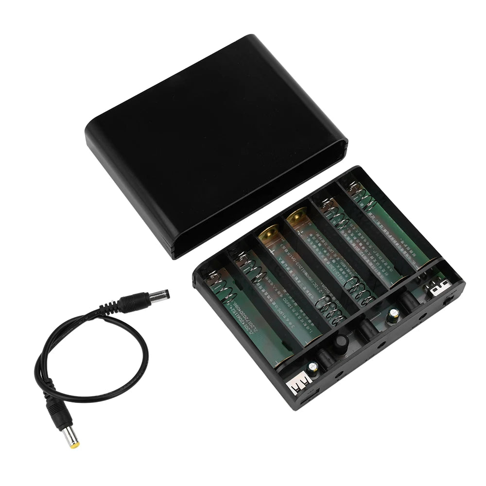 5V9V12V Output Power Bank Box for Cellphone Power Storage Case Tablet Modem 6x/3x 18650 Battery UPS Uninterrupted Power Supply