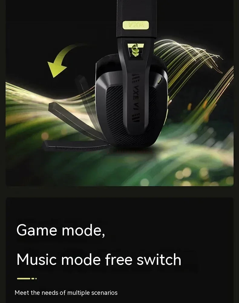 VGN VXE Siren V1 Gaming Headset Bluetooth 5.3/2.4g Dual-mode Lightweight Headphone With Microphone Computer Esports Headset Gift