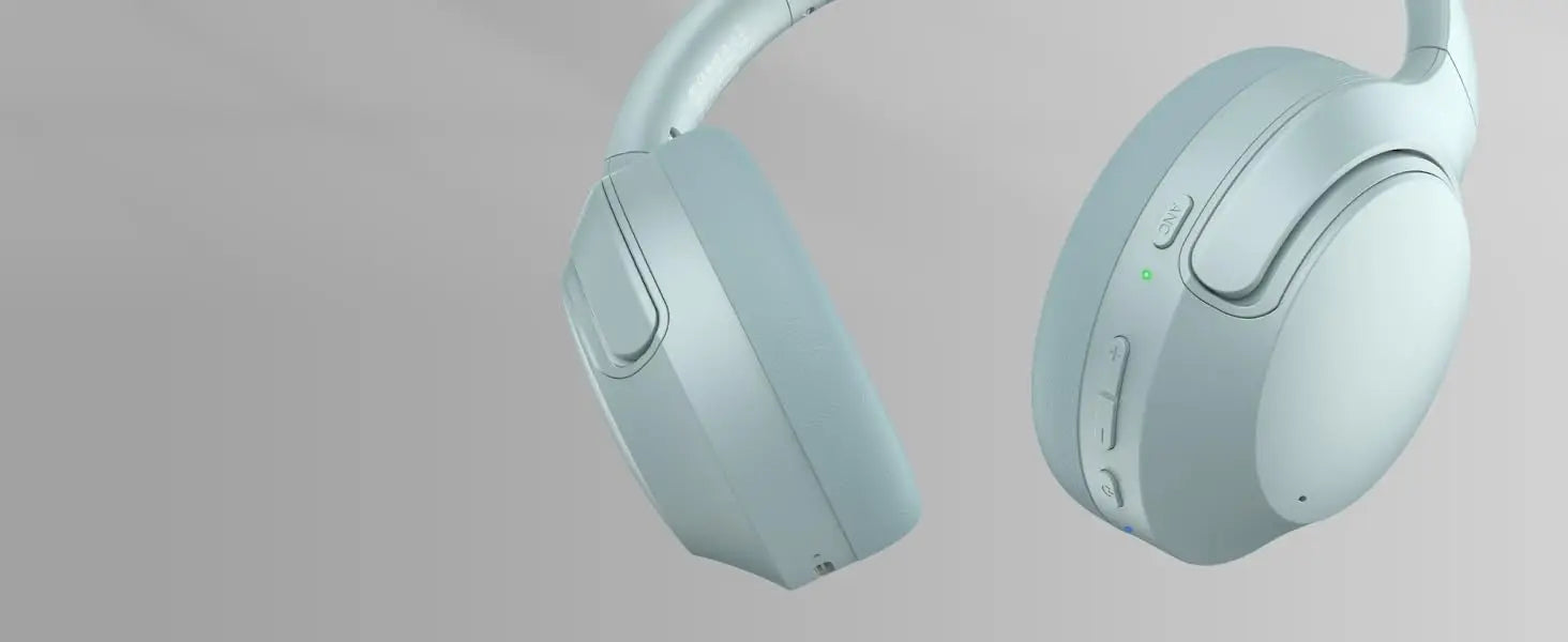 Hybrid Active Noise Cancelling Headphones, Wireless Over Ear Bluetooth Headsets ANC,APP Custom EQ,Deep Bass, Comfort Ear Cups