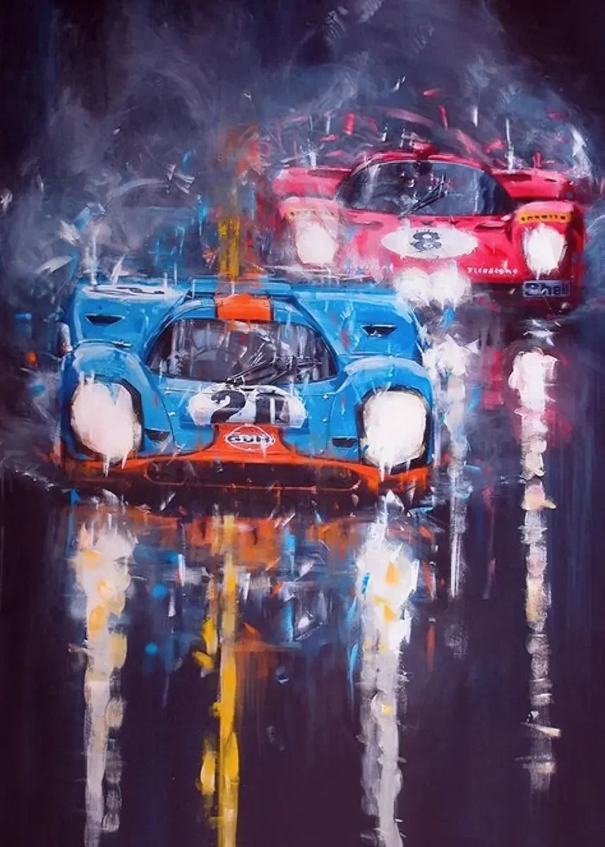 Car Wall Art Picture GTR Vehicle Modern Canvas Painting Poster and Prints for Living Room Bedroom