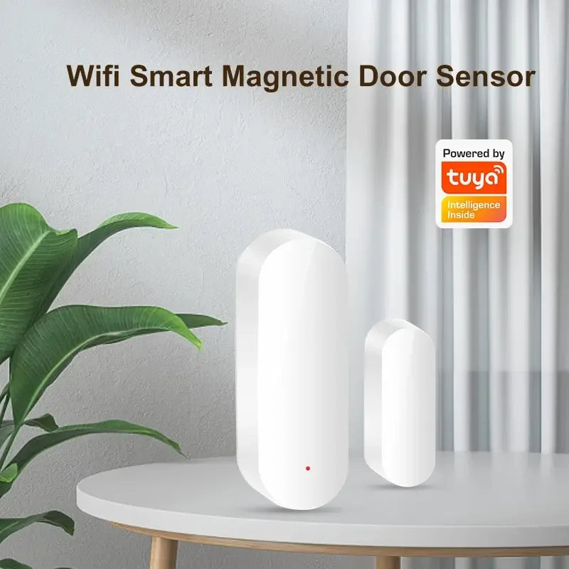 Tuya Smart WiFi Zigbee Door Sensor Smart Home Open Close Detector Smartlife App Control Notification Compatible