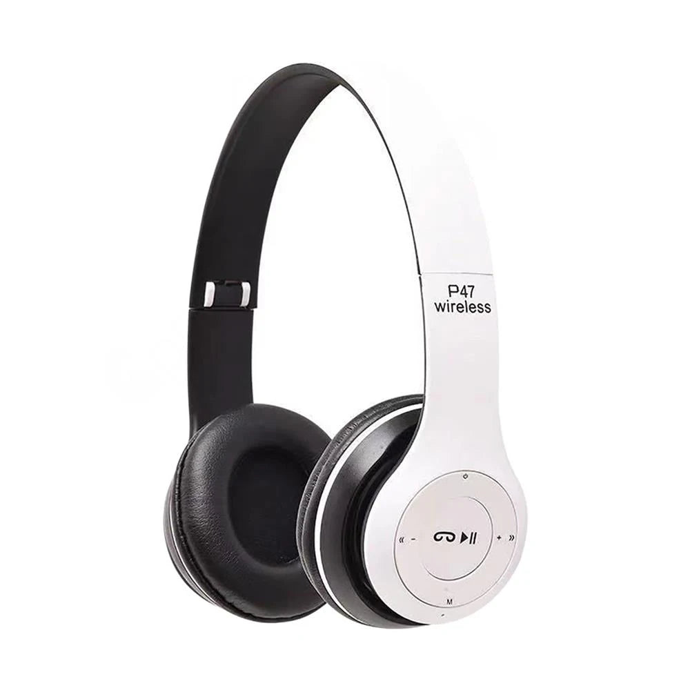 TWS Wireless Bluetooth 5.3 Headphones Over Ear HIFI Stereo Headsets Noise Reduction Sports Gaming Earphone Music Player With Mic