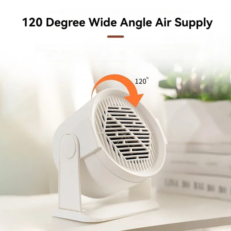 EU Heating Cooling Small Heater Home Bedroom Dormitory Office Energy Saving Safety Quiet Rotating Shaking Head Electric Heater