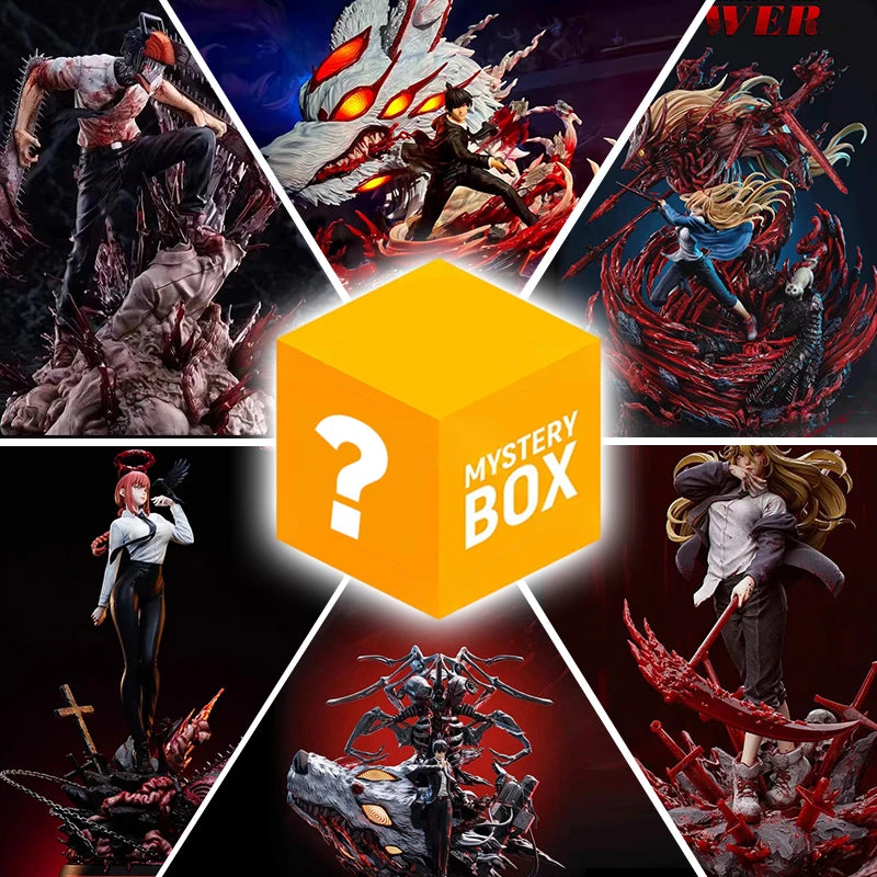 Chainsaw Man Mystery Box: Unbox Denji, Power & Fiends! Hunt For Rare Bloody Variants And Shiny Gold Editions In This Collection