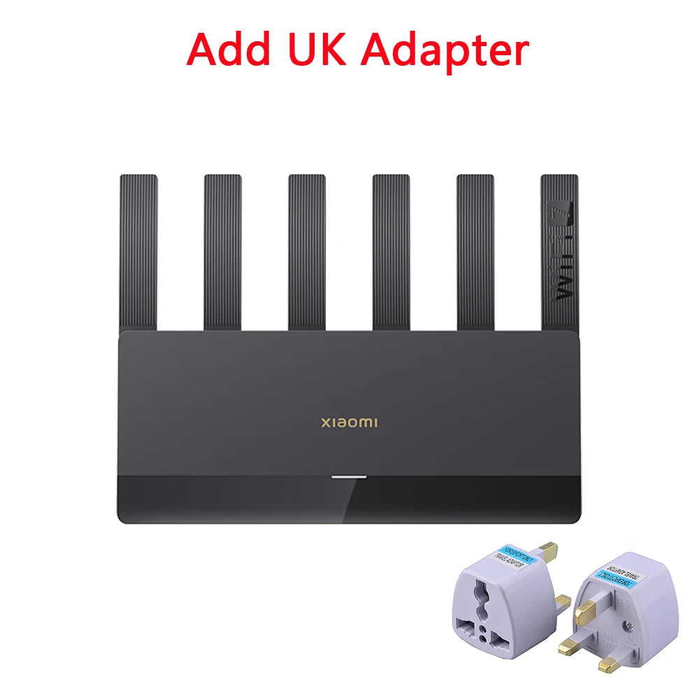 Xiaomi BE6500 Router Quad Nucleus 6500Mbps 2.5G Ethernet Port Dual Frequency 2.4/5GHz 6 Independent Signal Amplifiers Mesh Wifi7