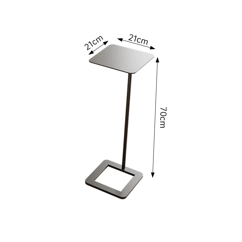 Corner Side Table for Living Room Narrow Sofa Gap Mini Coffee Table Outdoor Small Side Desk