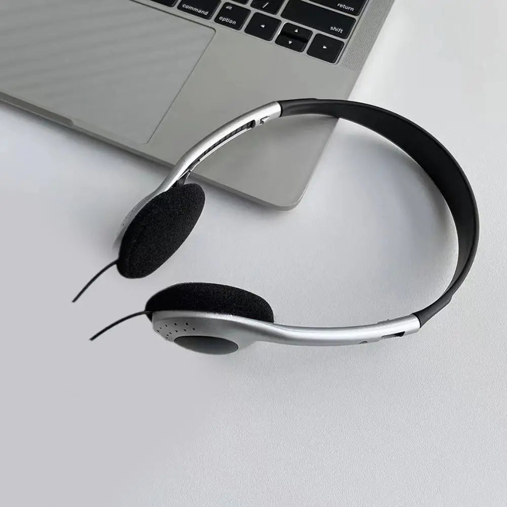 Portable Headphones Personality Retro Nostalgic Headset Black Fashion Style Headset Over Ear Earbud 3.5mm Wired Headset NEW