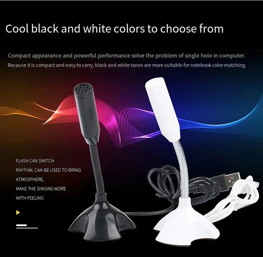 XIKCU Professional High Quality Adjustable Microphone For Laptop And Computer Studio Singing Gaming Streaming Mikrofon Stand Mic