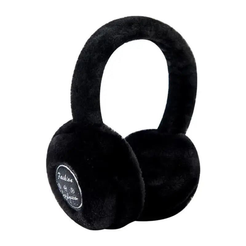 Winter Outdoor Plush Earmuffs Bluetooth Wireless Cute Warm Fur Headphones Earphones Solid Color Stereo Wireless Headset