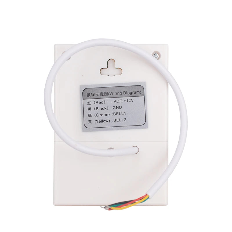 Electronic Wired Door Bell 4 Wire Doorbell 90DB Ding-Dong Sound For access control For Office Home