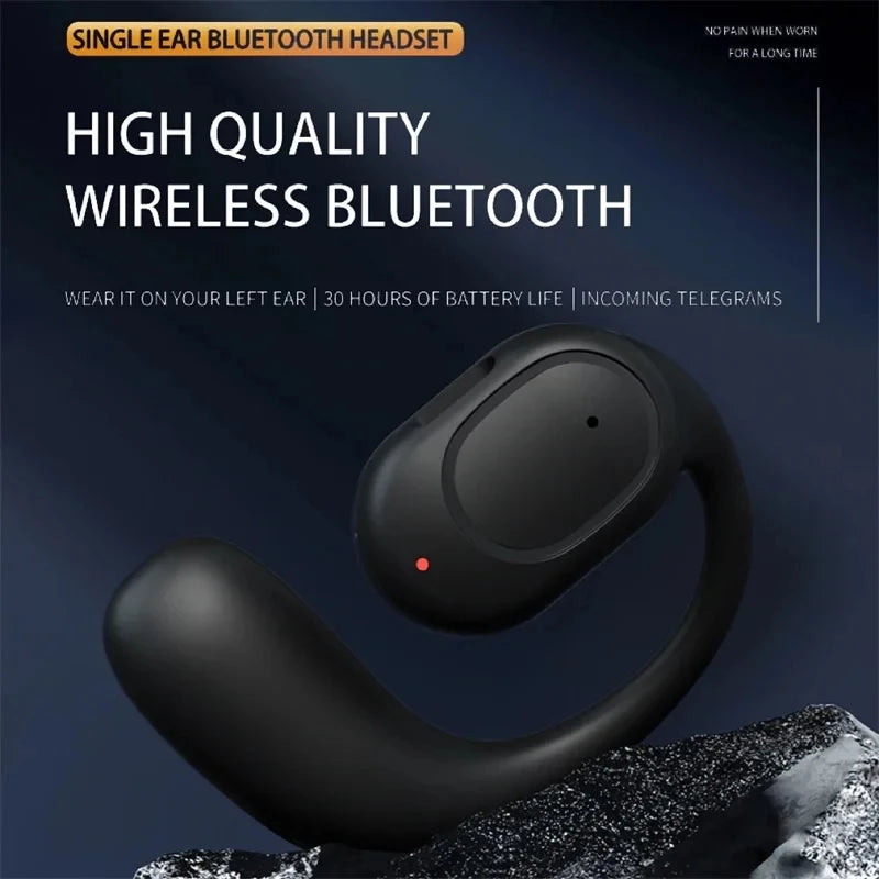 Premium Wireless Bluetooth Bone Conduction Headphones with Microphone – Handsfree, Noise Canceling, Driving & Sports Earphones